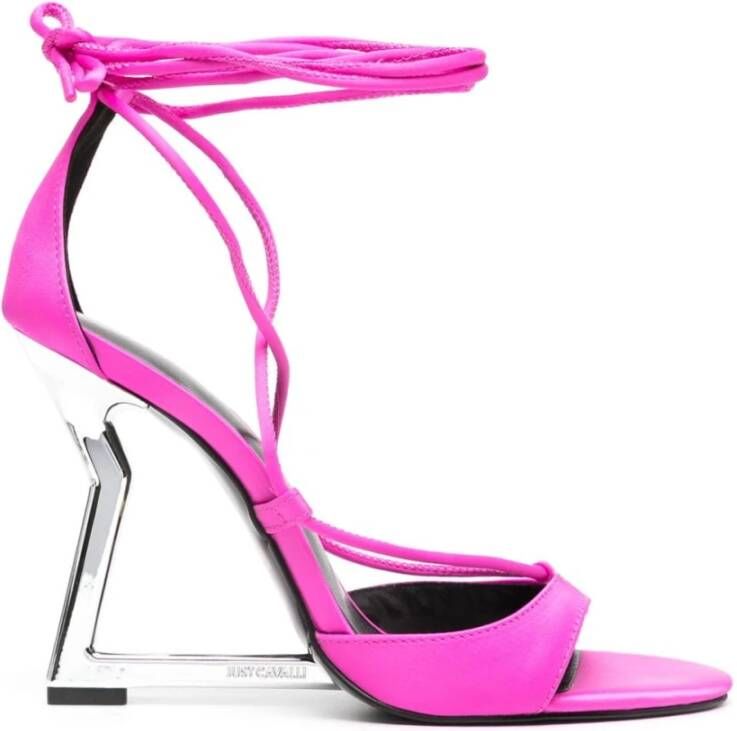 Just Cavalli Roze Sandalen Scarpa Sandali Pink Dames