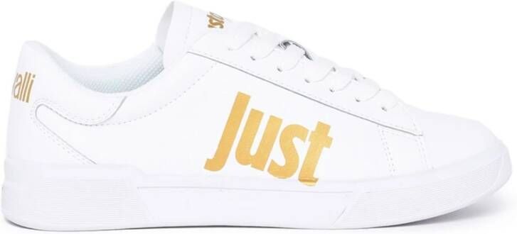 Just Cavalli Witte Sneakers voor een Stijlvolle Look White Dames