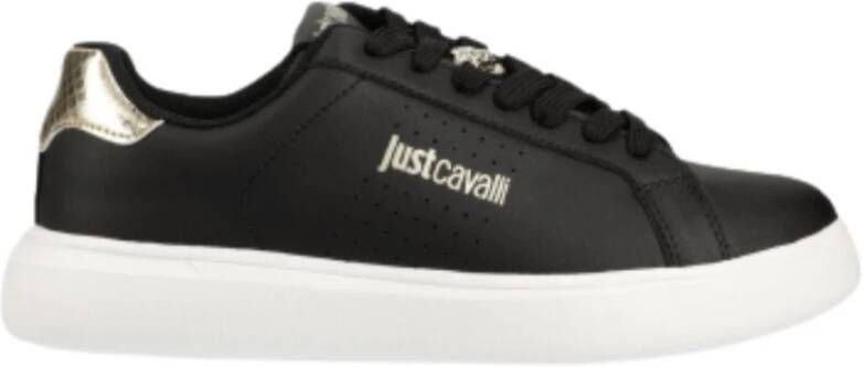 Just Cavalli Zwarte Sneakers Schoenen Black Dames