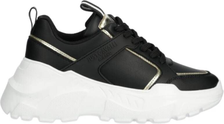 Just Cavalli Scarpa Sneakers Stijlvol en Trendy Black Dames
