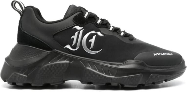 Just Cavalli Scarpa Sneakers Stijlvol en Trendy Black Heren - Foto 2