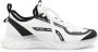 Just Cavalli Witte Sneakers met Rubber Pu+Mesh+Lycra+Pu White Heren - Thumbnail 2