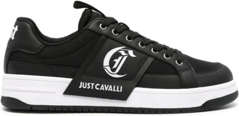 Just Cavalli Stijlvolle Sneakers Black Heren