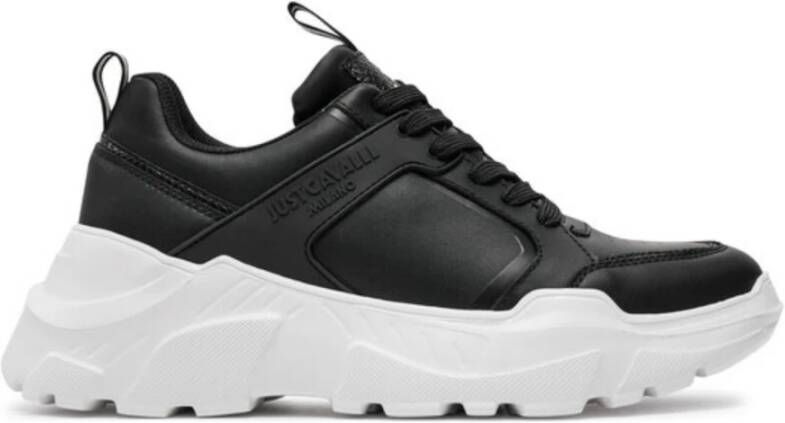 Just Cavalli Scarpa Sneakers Stijlvol en Trendy Black Heren
