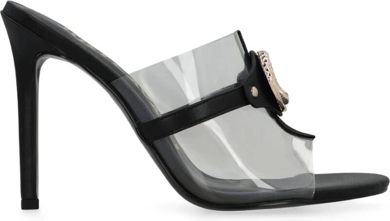 Just Cavalli Stiletto Heel Leren Muiltjes
