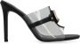 Just Cavalli Stiletto Heel Leren Muiltjes - Thumbnail 1