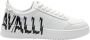 Just Cavalli Witte leren sneakers met logo lettering White Heren - Thumbnail 1