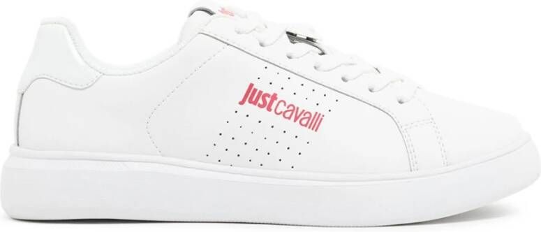 Just Cavalli Sneakers Fondo Linear Dis. 3 Shoes in wit