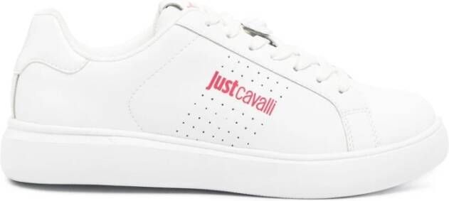 Just Cavalli Sneakers Fondo Linear Dis. 3 Shoes in wit
