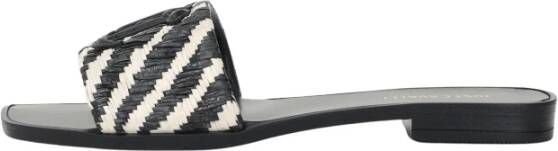 Just Cavalli Zwarte en Beige Slippers