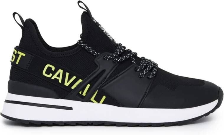 Just Cavalli Zwarte Sneakers Schoenen Black Heren
