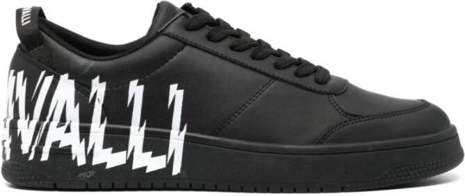Just Cavalli Zwarte Sneakers voor Heren Black Heren