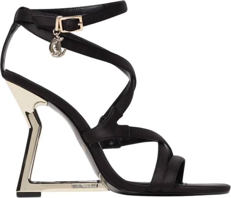 Just Cavalli Zwarte Stiletto Sandalen