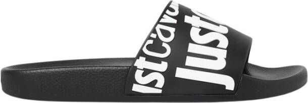 Just Cavalli Zwarte stijlvolle sandalen