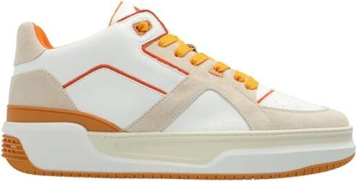 Just DON Luxe JD3 Sneakers Wit Beige Oranje Multicolor Heren