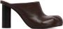 JW Anderson Bruin Leren Instap Blokhak Schoenen - Thumbnail 1