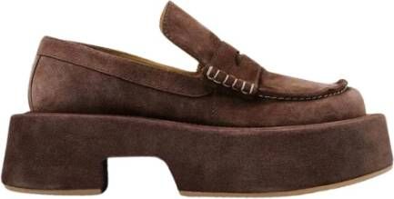 JW Anderson Bruine Platform Mocassins