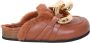 JW Anderson Bruine Casual Loafers met synthetische bont Brown Dames - Thumbnail 3