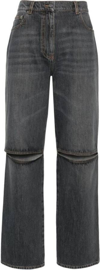 JW Anderson Cut Out Knee Bootcut Jeans