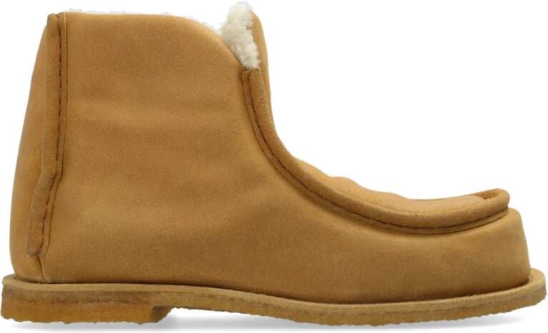 JW Anderson Enkellaarsjes voor de sneeuw Beige Heren