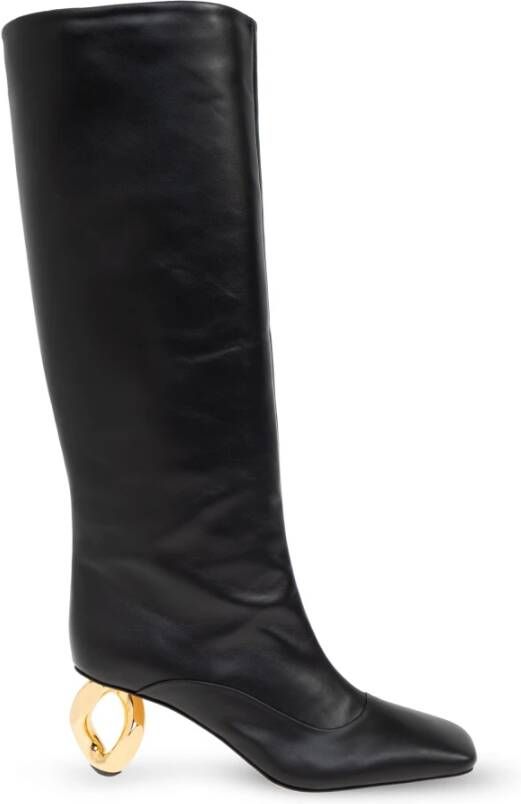 JW Anderson Gehakte laarzen 'Catena' Black Dames