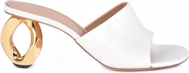 JW Anderson Geometrische muiltje sandaal in leer
