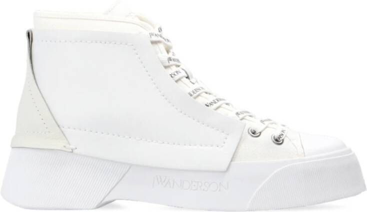 JW Anderson Hoge Top Panel Sneakers White Dames