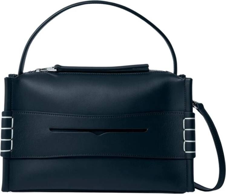 JW Anderson Italiaanse leren Loafer tas Topstitching