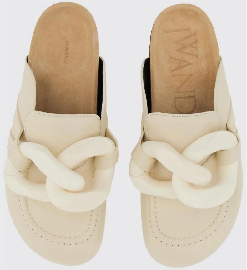 JW Anderson Chain Detail Leren Muiltjes
