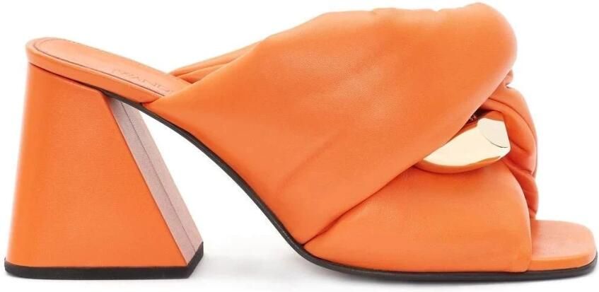 JW Anderson Oranje Chain Twist Sandalen Orange Dames - Foto 2
