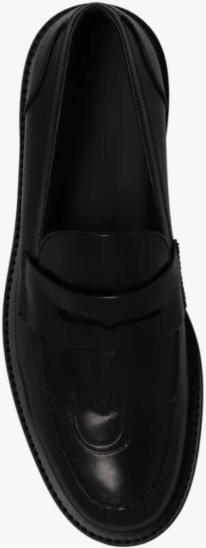 JW Anderson Heren Leren Loafers Black Heren - Foto 5