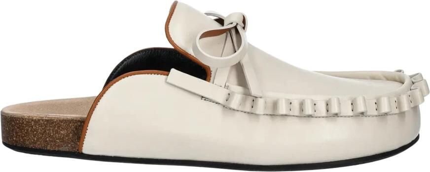 J.W.Anderson Slippers & Mules Ruffle Loafer W Slipper in beige