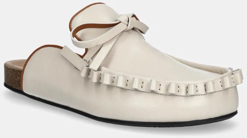 J.W.Anderson Slippers & Mules Ruffle Loafer W Slipper in beige - Foto 3