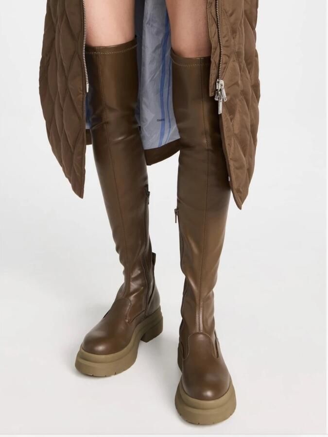 JW Anderson Militaire Groene Hoge Laarzen