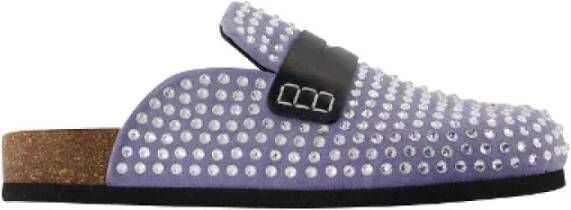 JW Anderson Leather flats Purple Dames