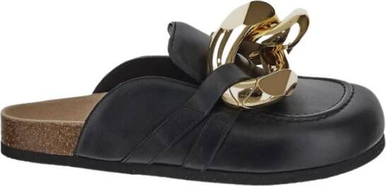 JW Anderson Leren Chain Loafer Schoenen Black Dames