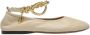 JW Anderson Pre-owned Leather flats Beige Dames - Thumbnail 1
