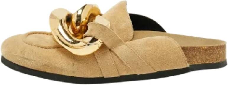 JW Anderson Pre-owned Suede sandals Beige Dames