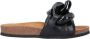 JW Anderson Zwarte platte schoenen met slide sandalen Zwart Dames - Thumbnail 1