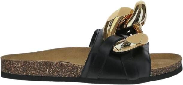 JW Anderson Chain-Link Slides Stijlvolle Zomerschoenen Black Dames