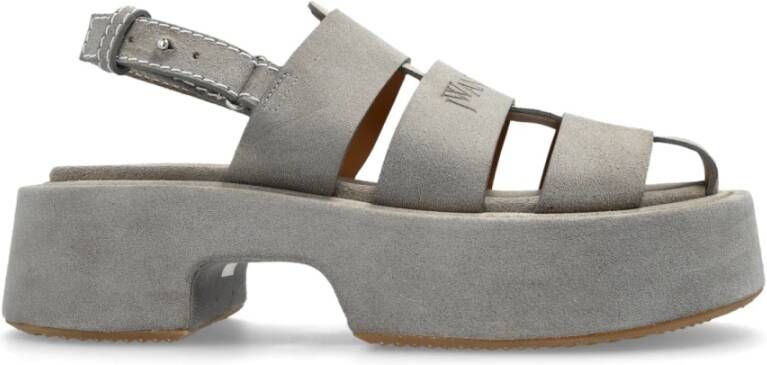 JW Anderson Suède Platform Sandalen