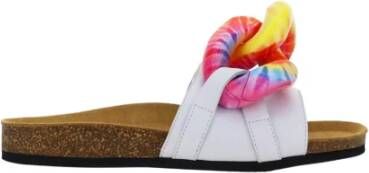 JW Anderson Witte platte sandalen voor de zomer Wit Dames