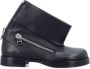 JW Anderson Zwarte Gesloten Biker Enkellaarzen - Thumbnail 1