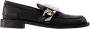 JW Anderson Zwarte Leren Gourmet Loafers Black Dames - Thumbnail 2