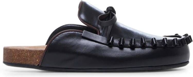 J.W.Anderson Slippers & Mules Ruffle Loafer W Slipper in zwart