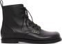 JW Anderson Zwarte Leren Veterschoenen met Platte Zool - Thumbnail 1