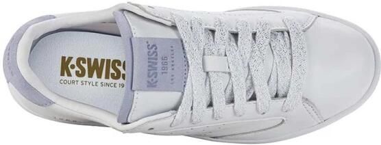 K-Swiss Lozan Klub leren sneakers wit lila - Foto 7