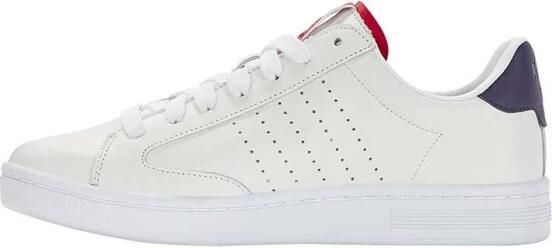 K-Swiss Lozan Klub leren sneakers wit rood donkerblauw - Foto 5