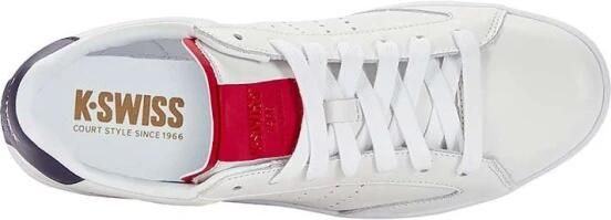 K-Swiss Lozan Klub leren sneakers wit rood donkerblauw - Foto 7