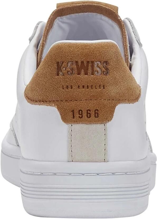 K-SWISS Lage Sneakers Lozan Klub LTH 07263-987-M WHT BRWN 3247 - Foto 3